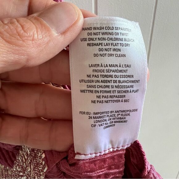 Feather Bone by Anthropologie Dusty Pink Crepe Sleeveless Top - Picture 2 of 10